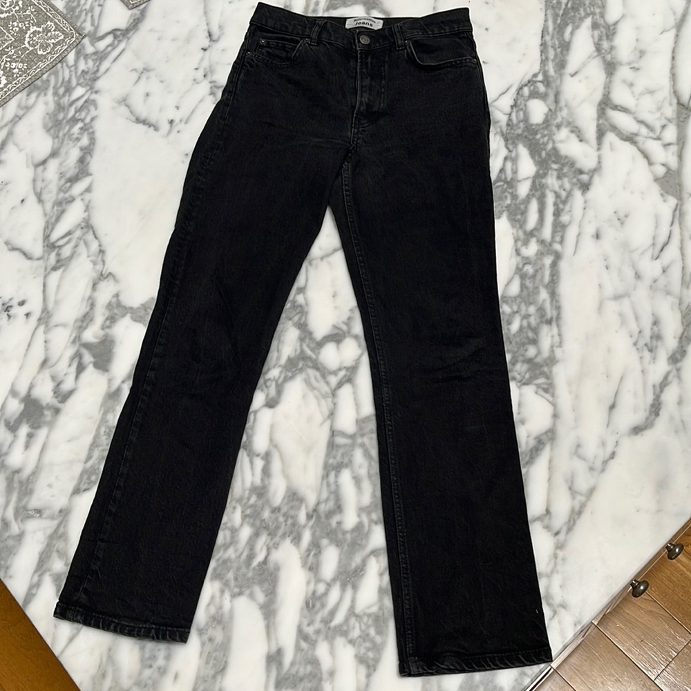 Reformation Black Jeans 25